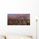 New York Skyline at a Purple Dusk Wall Mural
