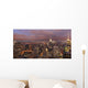 New York Skyline at a Purple Dusk Wall Mural
