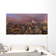 New York Skyline at a Purple Dusk Wall Mural
