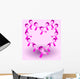 Heart Shape Made Pink Wall Mural