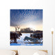 Northern deer on snow Wall Mural