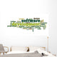 Software development concept in tag cloud Wall Decal