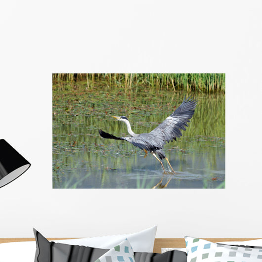 Heron 9 Wall Mural