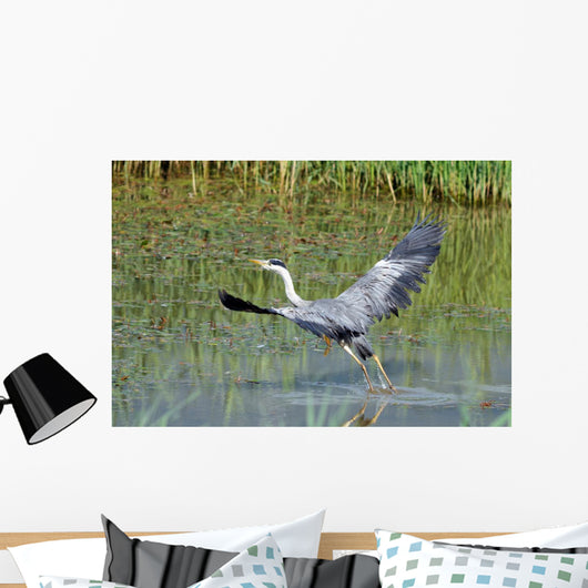 Heron 9 Wall Mural