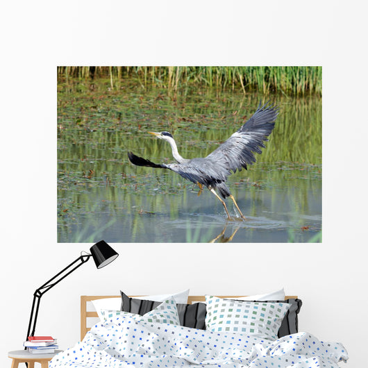 Heron 9 Wall Mural
