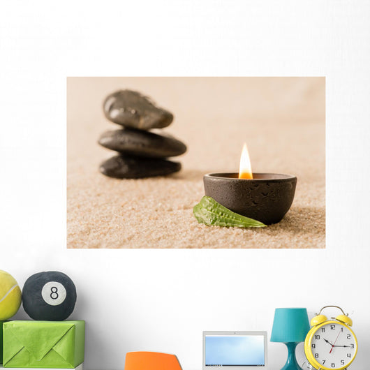 Spa Still Life Candle Wall Mural