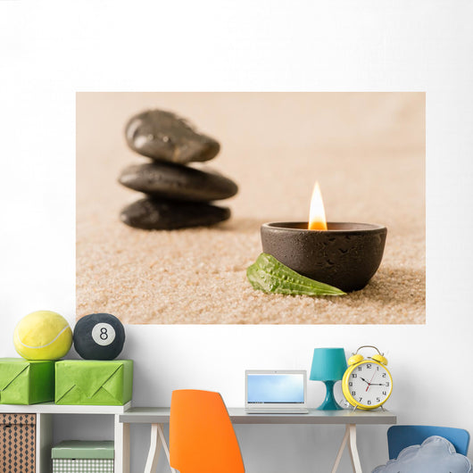 Spa Still Life Candle Wall Mural