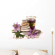 Purple Zen and Glass Heart Wall Mural