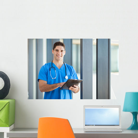Happy Male Healthcare Worker