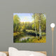 autumn landscape, canvas, oil Wall Mural