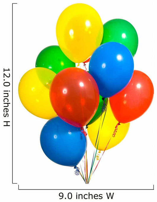 Assorted Balloons Wall Decal