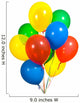Assorted Balloons Wall Decal