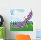 Boy Riding Dragon Wall Decal
