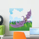 Boy Riding Dragon Wall Decal