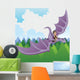 Boy Riding Dragon Wall Decal