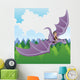 Boy Riding Dragon Wall Decal