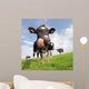 Holstein Cow With Huge Tongue Wall Mural