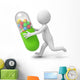 Capsule Wall Decal