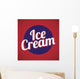 Vintage Style Ice Cream Wall Mural