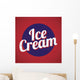 Vintage Style Ice Cream Wall Mural