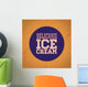 Vintage Style Delicious Ice Cream Print Wall Mural