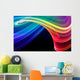 Colorful 3D Rendered Fractal Wall Mural