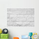 Monochrome Shot Brick Wall Wall Mural
