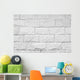Monochrome Shot Brick Wall Wall Mural
