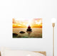 Man Figure Meditating Calm Wall Decal