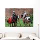 Medieval Knights Fighting Wall Decal