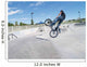 Biker in Skate Park Wall Mural