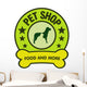 pet shop logo Wall Decal