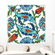 Floral Pattern Old Turkish