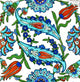 Floral Pattern Old Turkish