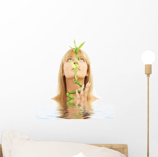 Lovely Blond with Bamboo