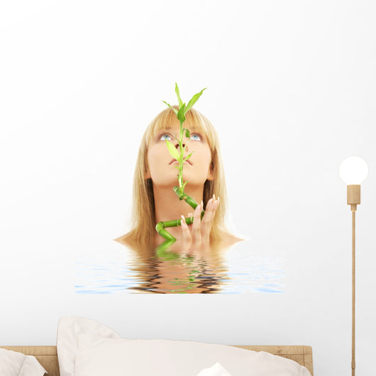 Lovely Blond with Bamboo