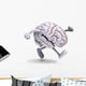 Human Brain with Arms Wall Decal