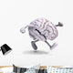 Human Brain with Arms Wall Decal