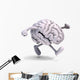 Human Brain with Arms Wall Decal