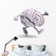 Human Brain with Arms Wall Decal