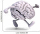 Human Brain with Arms Wall Decal