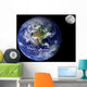 Earth and Moon Wall Mural