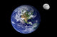 Earth and Moon Wall Mural