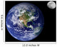 Earth and Moon Wall Mural