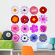 Various Flowers Wall Decal Sticker Set