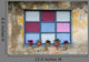 Old romantic windows with flowerpots Wall Mural