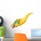 Fresh Cartoon Cornucopia Horn Wall Decal