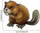Cute Beaver Wall Decal