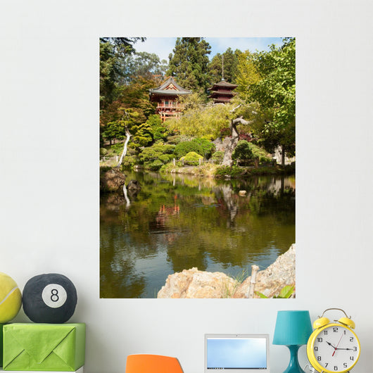 Pagoda Japanese Zen Garden Wall Mural