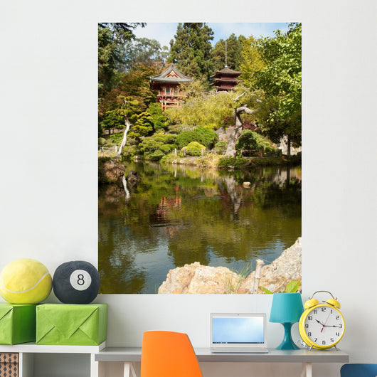Pagoda Japanese Zen Garden Wall Mural